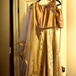 Brand new anarkali . Cold shoulder sleeves. Size 38.